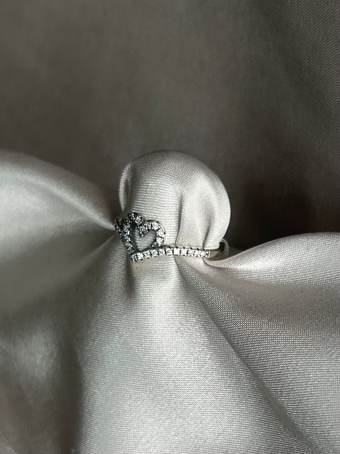 Anillo Corazón Brillante