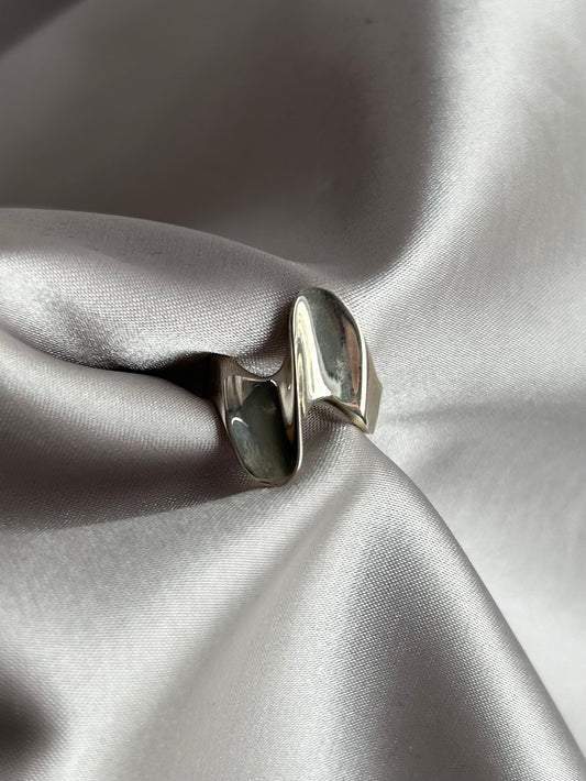 Anillo Onda Doble