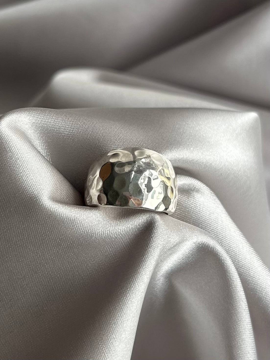 Anillo Efecto Martillado