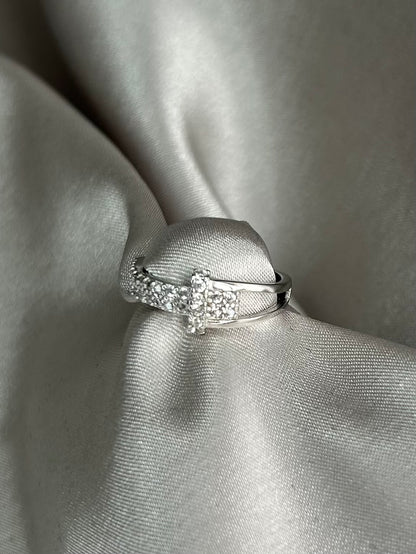 Anillo Doble Brillante