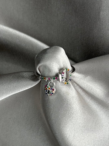 Anillo Candado Multicolor