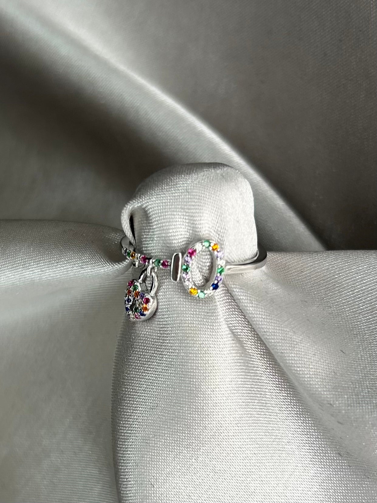Anillo Candado Multicolor