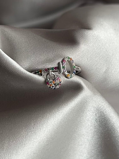Anillo Candado Multicolor