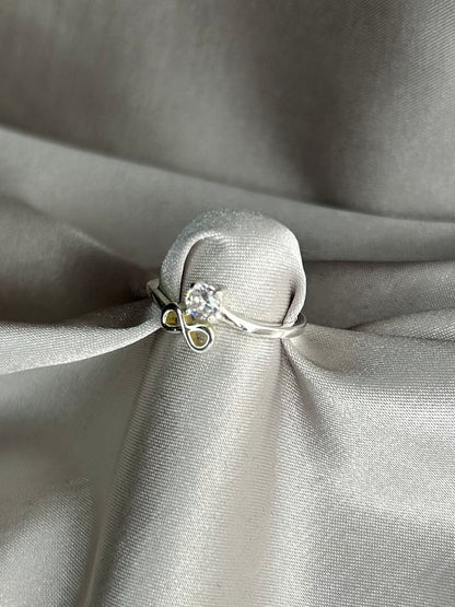 Anillo Zirconia e Infinito