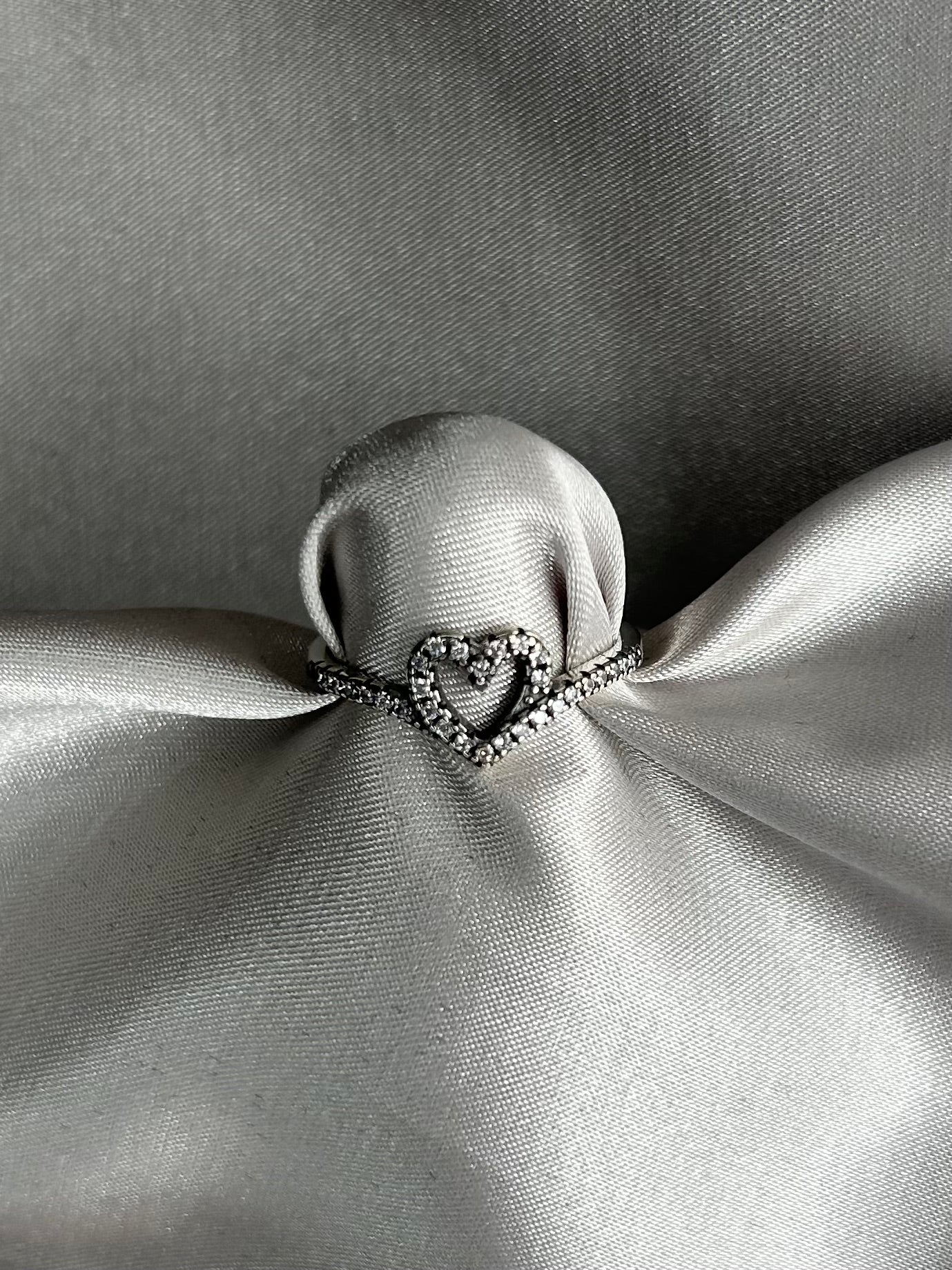Anillo Corazón Brillante