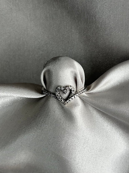 Anillo Corazón Brillante