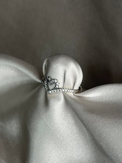 Anillo Corazón Brillante