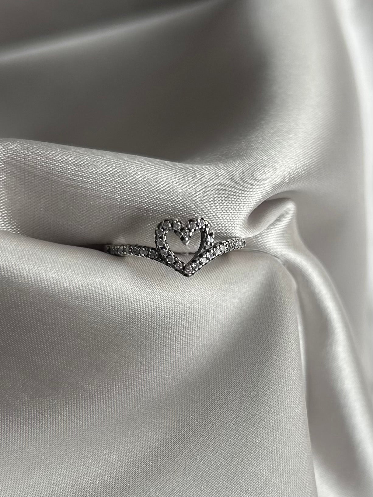 Anillo Corazón Brillante