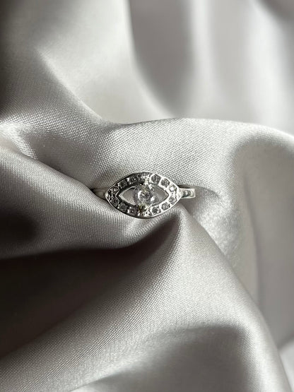 Anillo Ojo Turco con Zirconias
