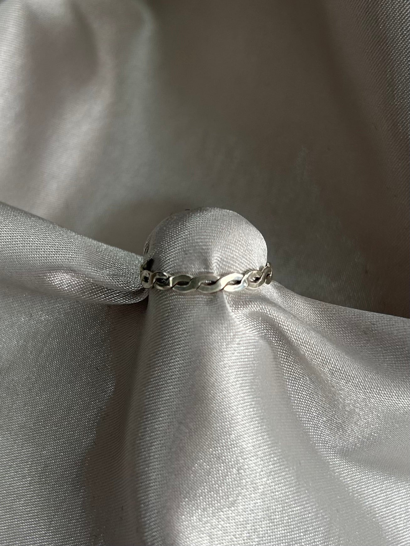 Anillo Mini Trenzado