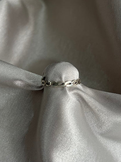 Anillo Mini Trenzado