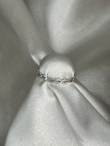 Anillo Mini Trenzado
