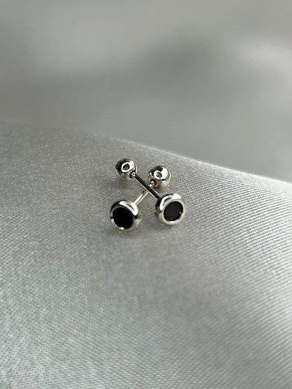 Broqueles Zirconia Negra