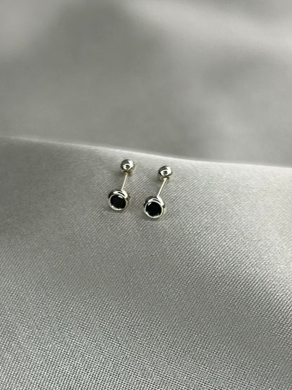 Broqueles Zirconia Negra