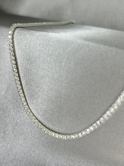 Choker Tenis Blanco
