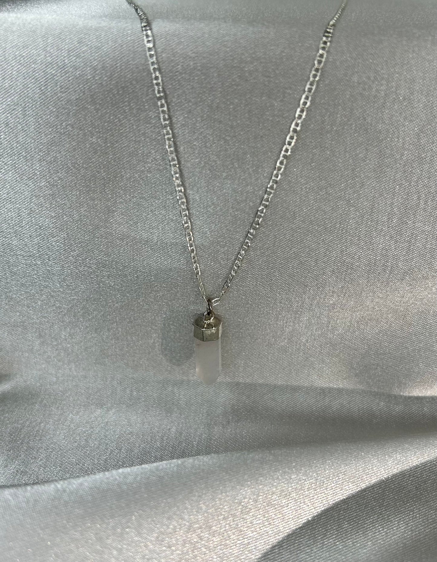 Collar Cuarzo Blanco