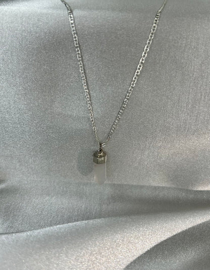 Collar Cuarzo Blanco