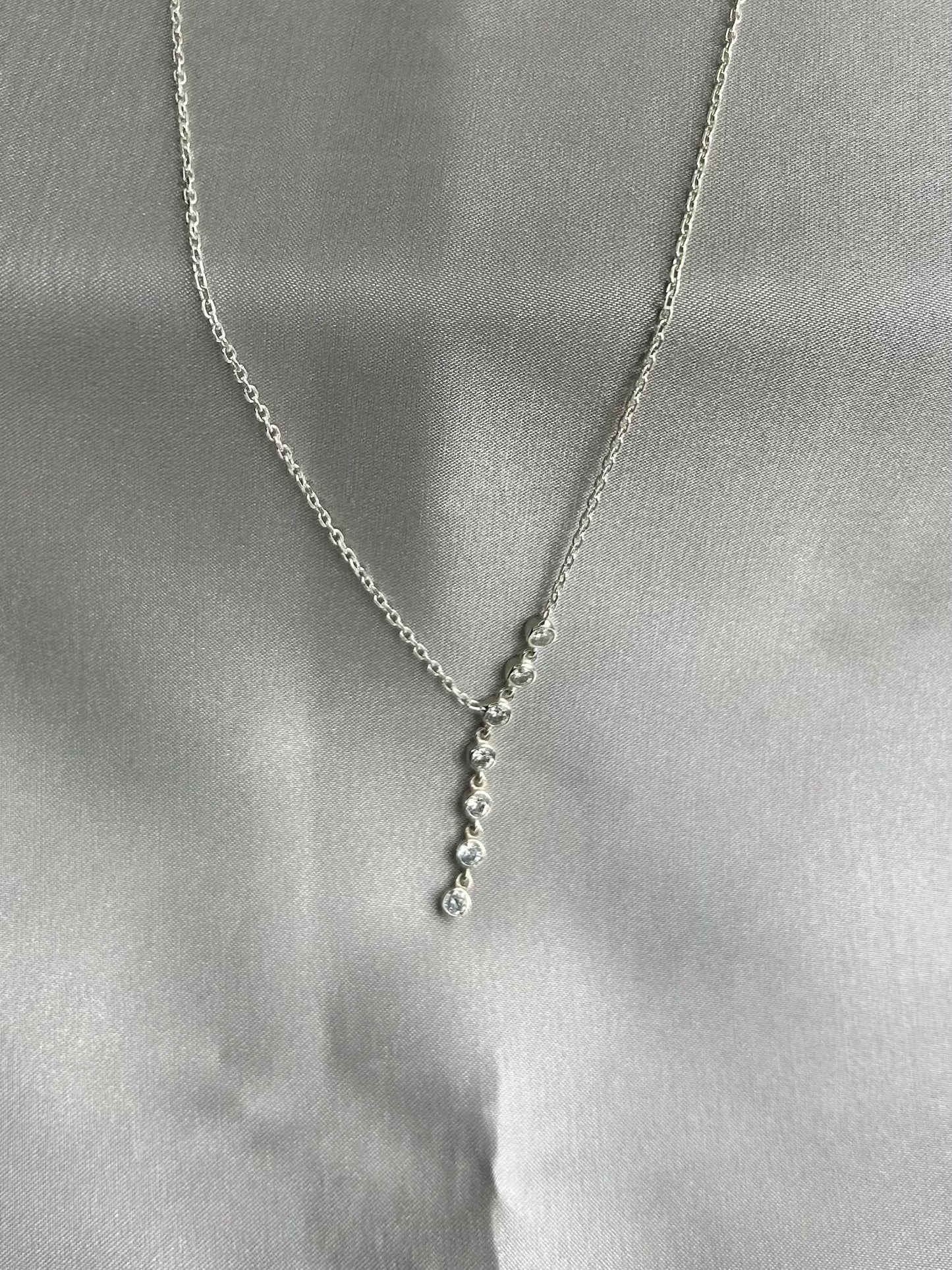 Gargantilla con Zirconias Colgantes