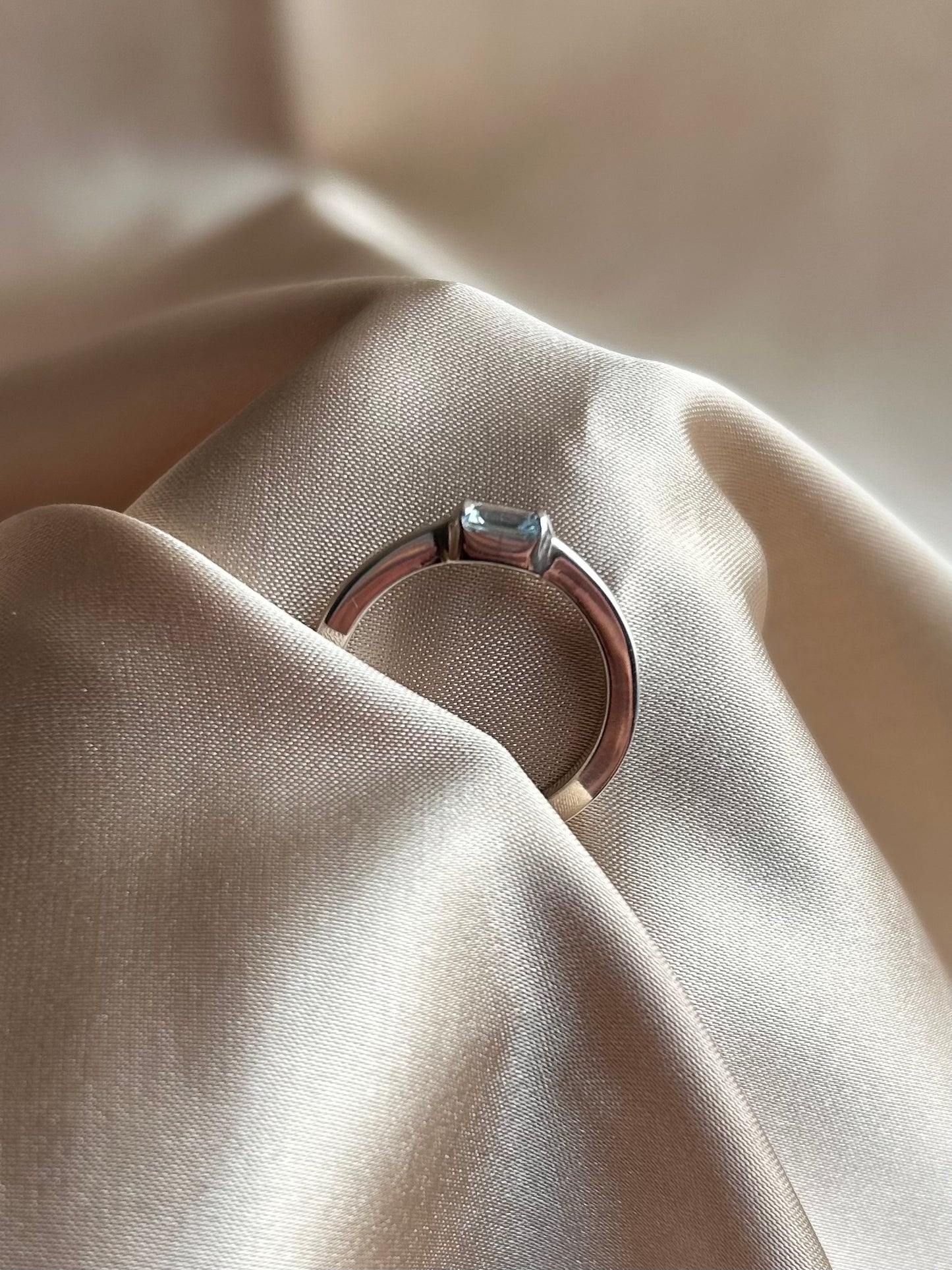 Anillo Aguamarina